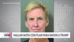 Autoridades hallan nota del acusado con plan para matar a Trump