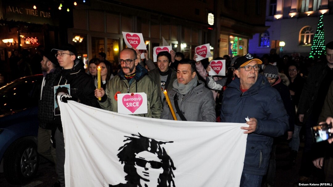 Bosnia and Herzegovina -- Rally "Justice for David" in Banja Luka, December 28, 2018.