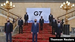 وزيران خارجه گروه هفت در جریان آخرین دیدار خود در لندن