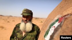 Mohamed al Wali, 65 tahun, seorang pejuang Front Polisario di Western Sahara, 9 September 2016 . REUTERS/Zohra Bensemra  