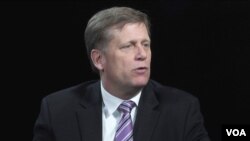 Former U.S. Ambassador to Russia Michael McFaul is among those whom Russian President Vladimir Putin accuses of crimes.