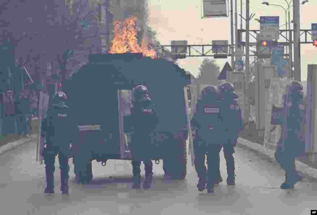 Kosovo Opposition Protest