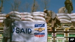 USAID food truck in Afghanistan