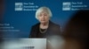 La secretaria del Tesoro de EEUU, Janet Yellen habla sobre el legado económico de la administración Biden en un evento en Nueva York, el 15 de enero de 2025.