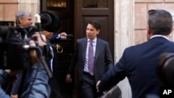 Giuseppe Conte à Rome le 24 mai 2018. 