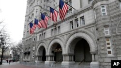 The Trump International Hotel at 1100 Pennsylvania Avenue NW, Dec. 21, 2016 in Washington. 