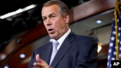 Ketua DPR AS yang berasal dari Partai Republik, John Boehner (foto: dok).