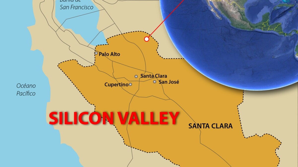 Mapa De Silicon Valley