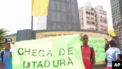 Manifestação da oposição em Luanda