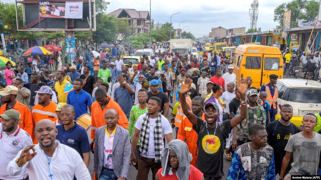 Imyiyerekano i Kinshasa muri RDC 