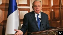 Jean-Marc Ayrault, ministre des Affaires étrangères, à Ankara, Turquie, le 24 octobre 2016.