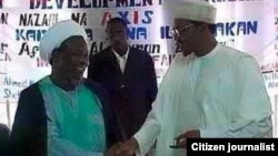 Shugaba Buhari da Shugaban Kungiyar Shi'a El Zakzak