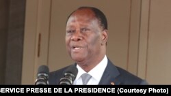 Le président ivoirien Alassane Ouattara, 31 octobre 2016