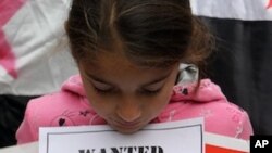 A young Syrian Kurd protests outside the Arab League offices in an eastern neighborhood of the Lebanese capital Beirut on December 25, 2011.