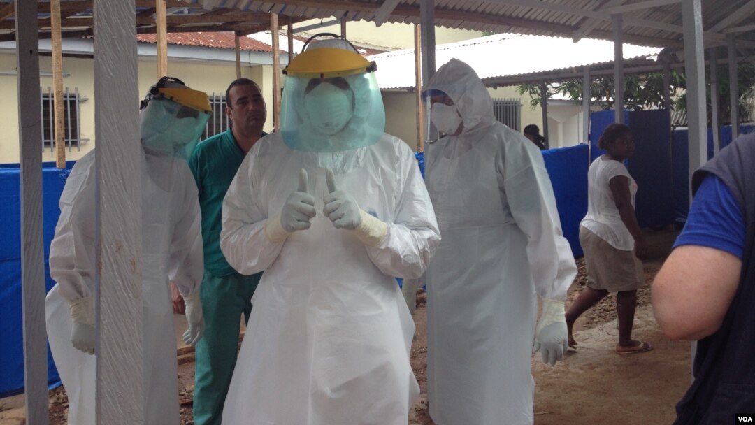 Pusat perawatan Ebola di Freetown, Sierra Leone (foto: dok). Ekonomi Sierra Leone hanya tumbuh sepertiga dari perkiraan sebelum krisis ebola.