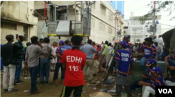 کراچی کی ایک کیمیکل فیکٹری میں آگ سے سولہ افراد ہلاک ہوئے