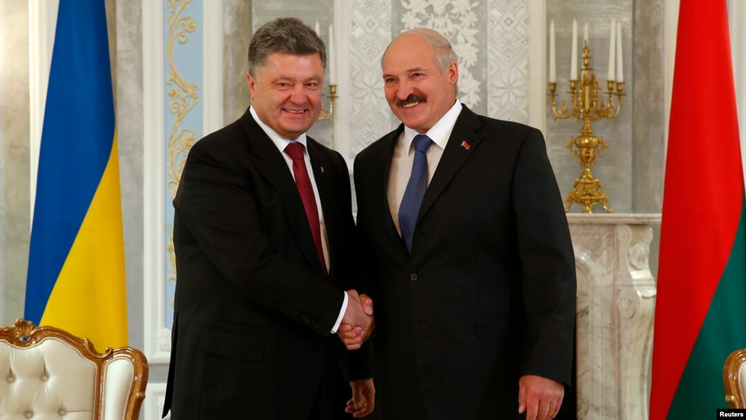 Петр Порошенко и Александр Лукашенко
