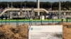 FILE - The Nord Stream 2 gas line landfall facility is seen in Lubmin, Germany, Sept. 7, 2020. 