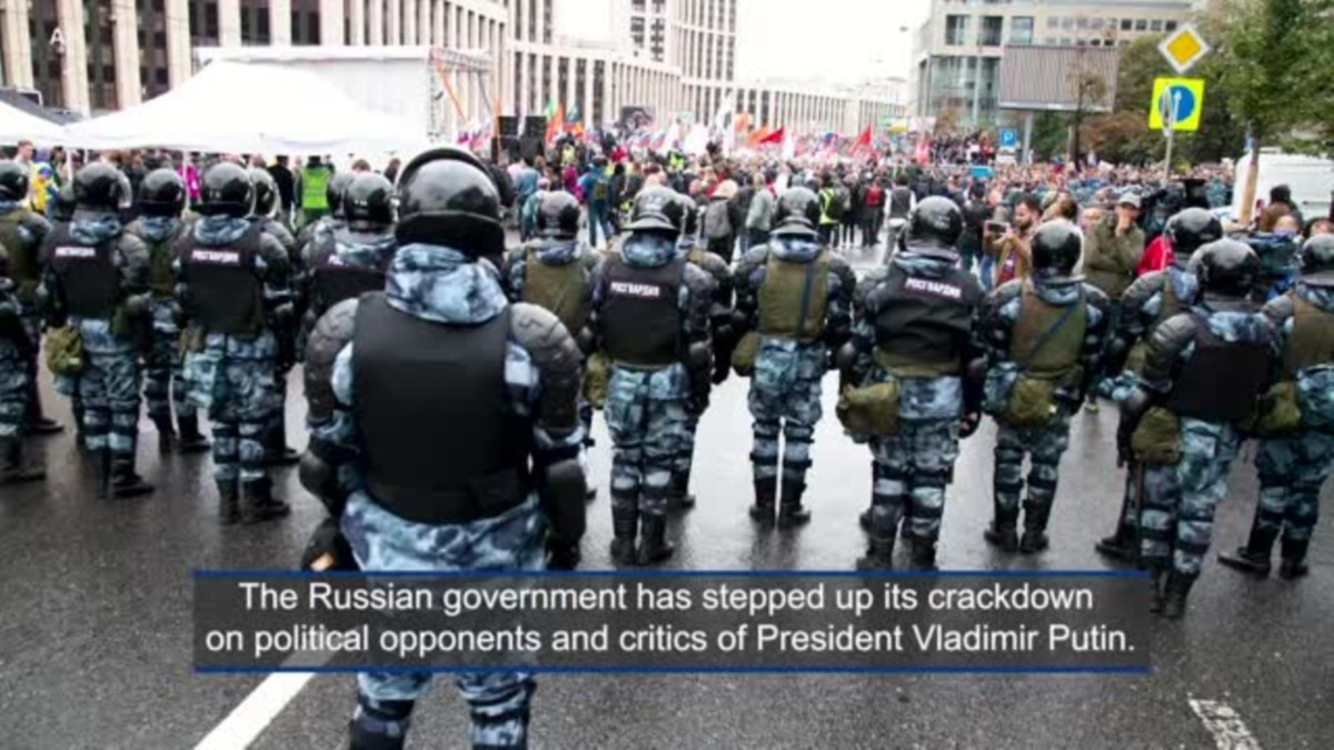 Crackdown On Political Opposition In Russia