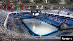 Le Palais de Patinage de l'Iceberg après sa construction pour les Jeux olympiques d'hiver de Sotchi 2014 à Adler, le 20 août 2013. (Reuters)