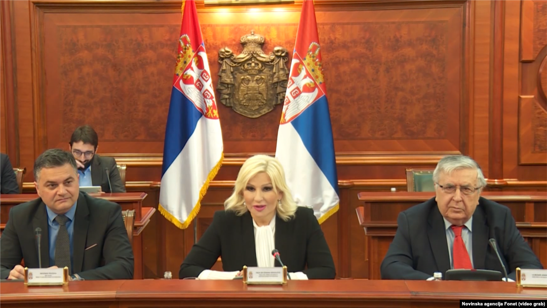 Ministarka građevinarstva, saobraćaja i infrastrukture Zorana Mihajlović na sastanku sa MMF