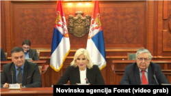 Ministarka građevinarstva, saobraćaja i infrastrukture Zorana Mihajlović na sastanku sa MMF