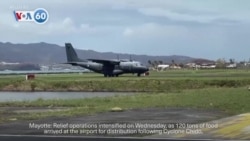 VOA60 World - Relief operations intensified on French territory of Mayotte following deadly cyclone