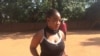 Refilwe Mooki decided to take self-defense lessons, after being sexually abused in 2017. (Mqondisi Dube/VOA)