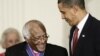 Desmond Tuto (esq) e Barack Obama (esq)