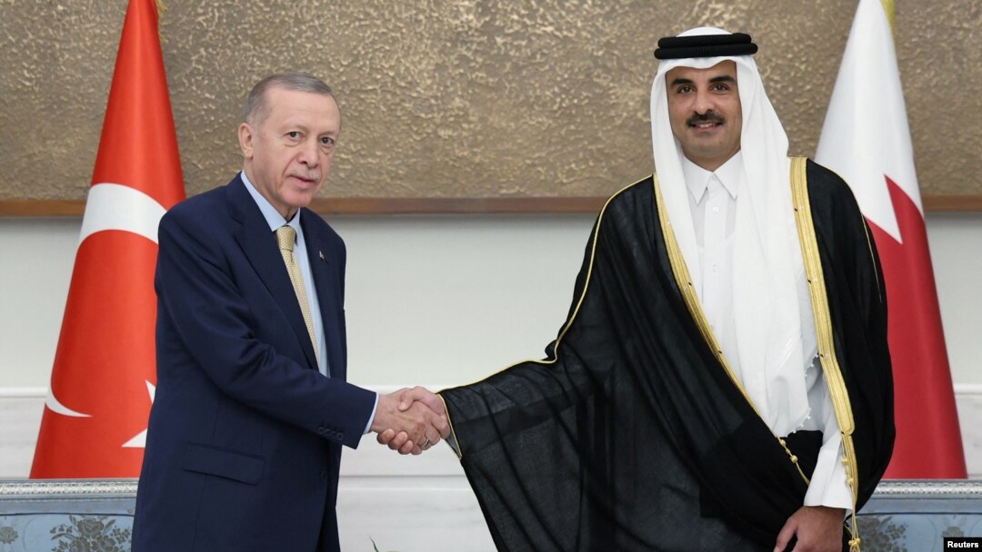 Cumhurbaşkanı Erdoğan dün Doha'da Katar Emiri Şeyh Temim bin Hamed Al Sani ile görüşmüştü - 4 Aralık 2023