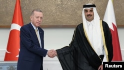 Cumhurbaşkanı Erdoğan dün Doha'da Katar Emiri Şeyh Temim bin Hamed Al Sani ile görüşmüştü - 4 Aralık 2023