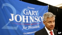 Libertarijanski predsednički kandidat Geri Džonson (arhivski snimak)