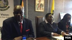 ZACC Chairperson Justice Loice Matanda Moyo ( Centre )