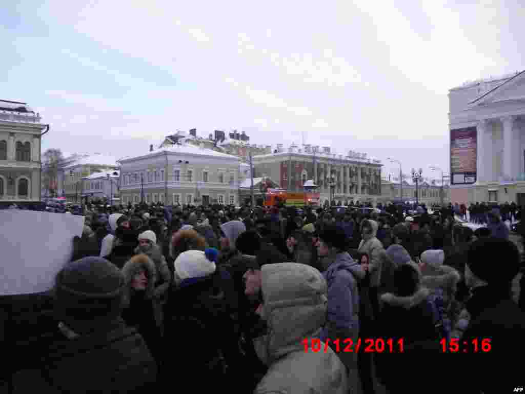 10 декабря, Казань – митинг потербовал перевыборов