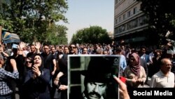 مراسم تشییع پیکر ناصر ملک مطیعی در تهران