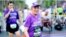 HarrietteThompson, 92, perempuan tertua yang menyelesaikan maraton. (Akun Twitter Rock 'n' Roll Marathon)