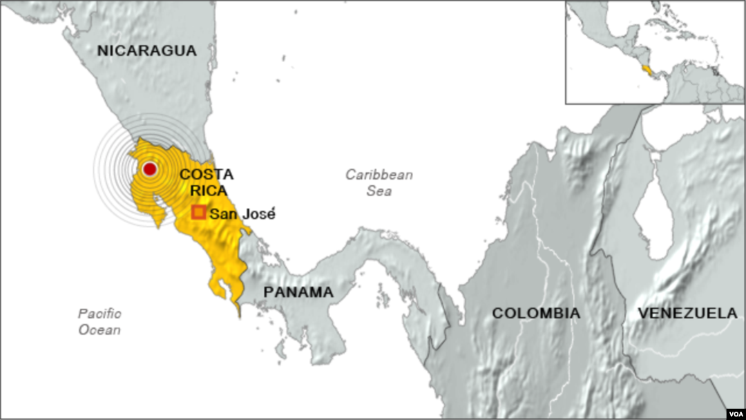 Trận động đất có cường độ là 7.6, tâm chấn xa bờ, cách thành phố San Jose 140 km về phía tây
