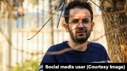 Undated photo of Iranian journalist Amir Hossein Miresmaili, whose satirical April 2018 tweet, mentioning one of the 12 historical imams revered in Shiite Islam, led a Tehran court to sentence him to 10 years in prison.