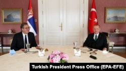 Vučić i Erdogan tokom susreta u Istanbulu u septembru 2020.
