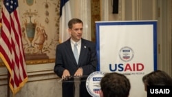 USAID Administrator Mark Green speaks about countering malign Kremlin influence. (July 2019)