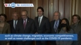 VOA60 America - Biden Meets Canadian, Mexican Leaders in Trilateral Summit