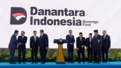 Peluncurkan Badan Pengelola Investasi (BPI) Daya Anagata Nusantara (Danantara) Indonesia di Istana Kepresidenan Jakarta, Senin, (24/2). (biro Setpres )