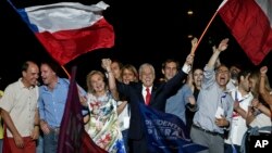 保守派富豪皮涅拉星期天在智利總統決選中輕鬆獲勝，再次當選智利總統。