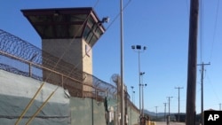 FILE - The exterior of Camp 6 at the detention center at the Guantanamo Bay, Cuba, is seen Dec. 10, 2016.