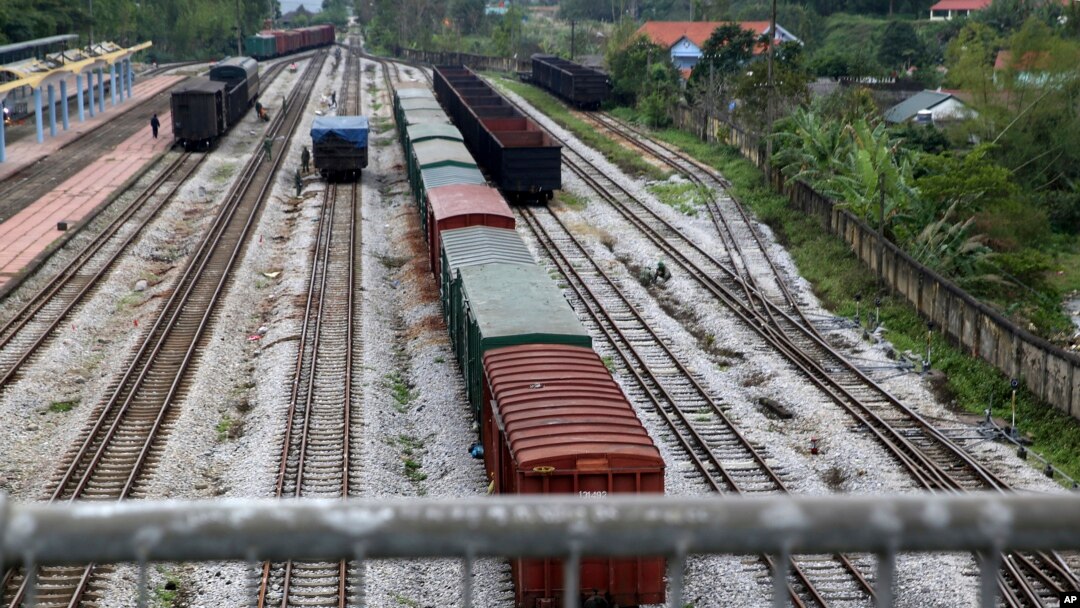 A view of the border station of Dong Dang train station where North Korean leader Kim Jong-un is expected to arrive, at the border town with China in Dong Dang, Lang Son province, Vietnam, Feb. 24, 2019.