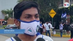 Nicaragüenses en Costa Rica se manifiestan