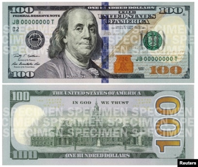 100 dollar bill front