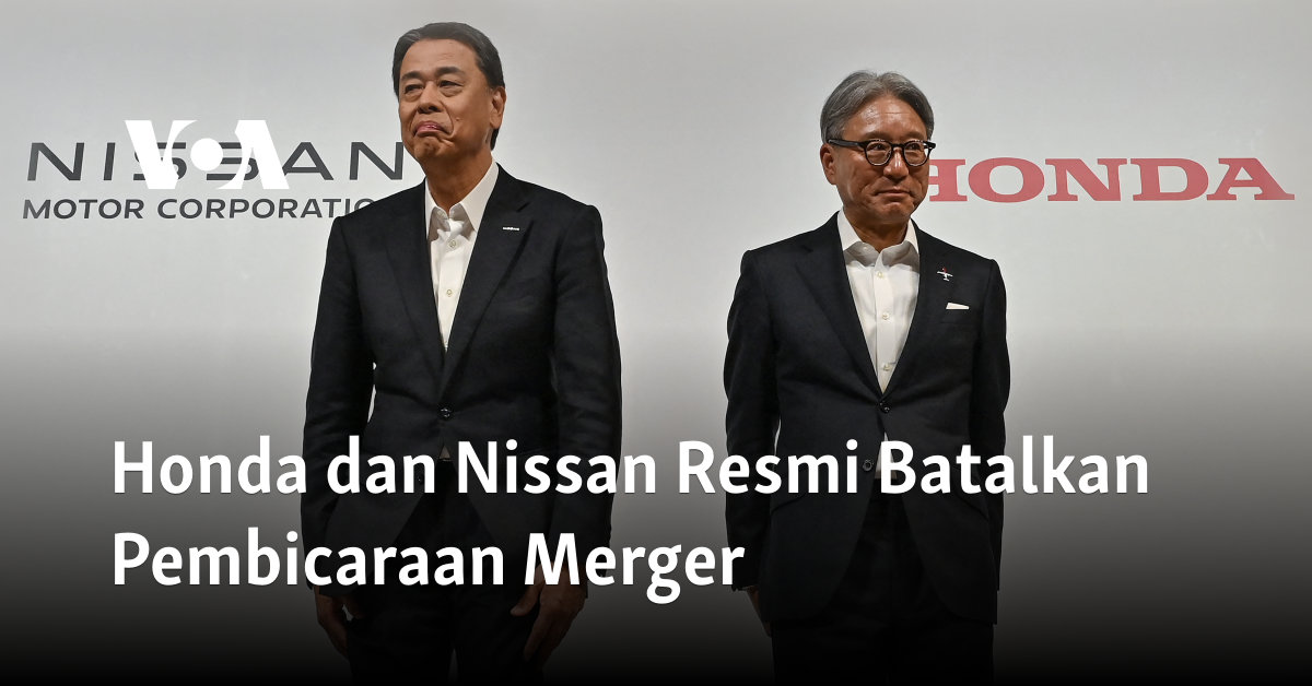 Honda dan Nissan Resmi Batalkan Pembicaraan Merger