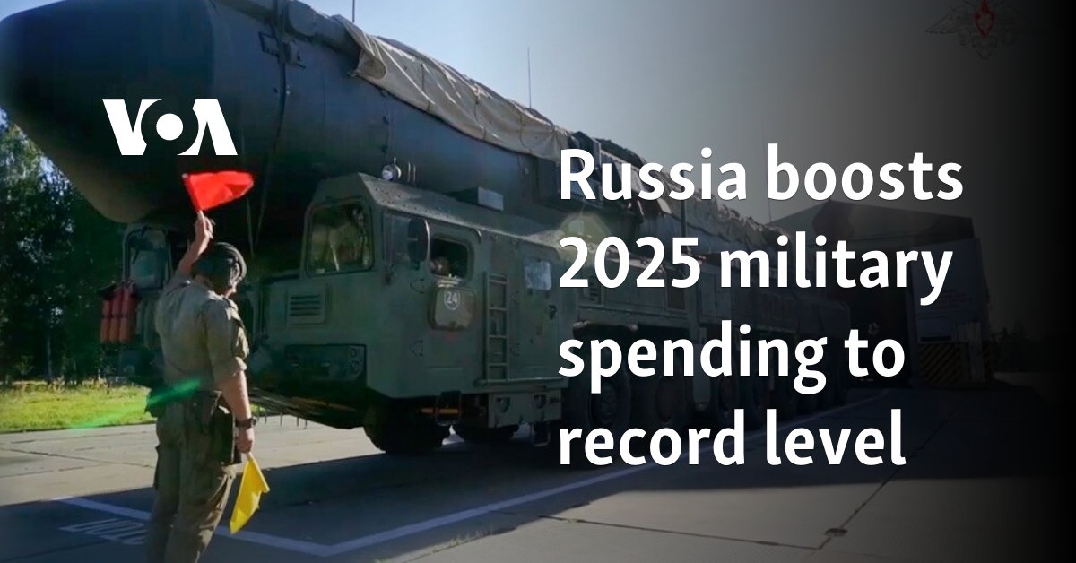 Russia Plans Major Defense Spending Increase