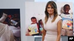 Melania Trump inicia el lunes 1 de octubre de 2018, su gira por África para promover el bienestar infantil en países como Ghana, Malawi, Kenia y Egipto.